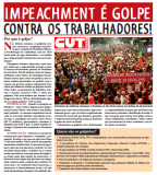 Impeachment é golpe contra o trabalhador!