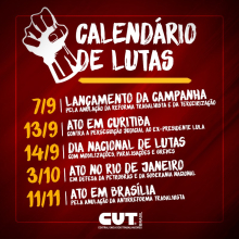 Plano de Lutas 15ª Plenária / Congresso Extraordinário e Exclusivo