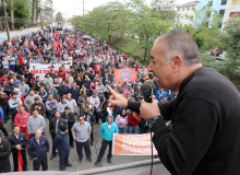 Entrevista com Sérgio Nobre no Dia Nacional de Paralisação e Mobilização das categorias