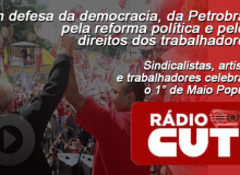 1° de Maio Popular: mais de 50 mil no Anhangabaú (SP) celebrar o Dia do Trabalhador e da Trabalhadora