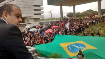Vagner em Brasília. Foto de Emival Amâncio