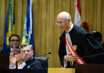 Gandra em sua posse, em 25 de fevereiro. Agência Brasil