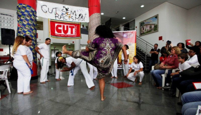 Roda de capoeira para enfrentar o retrocesso (Fotos: Dino Santos)