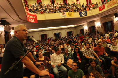 Júlio Turra afirmou que somente mobilização dos democratas barra golpe em curso (Foto: Roberto Parizotti)