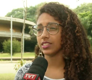 Larissa falou à TVT sobre racismo