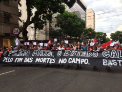 Ato Nacional Pela Democracia e Contra a Violência No Campo