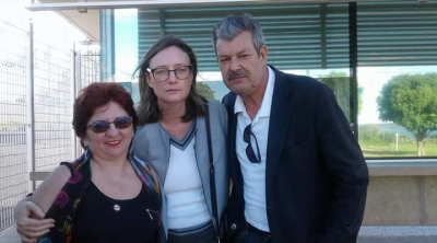 Da esquerda pra direita: Secretária de Relação do Trabalho da CUT, Graça Costa, Deputada Federal, Maria do Rosário (PT-RS) e o diretor da FENAJ, José  Carlos Torves.