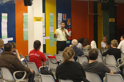 Sindicalistas debates diferenças regionais da migração - Foto: Roberto Parizotti