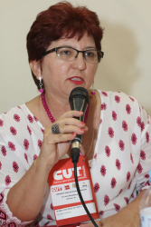 Graça Costa,  secretária de Relações do Trabalho da CUT - Foto: Roberto Parizotti