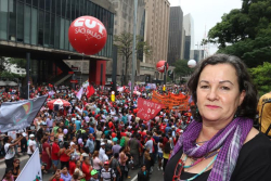 Janeslei Albuquerque, secretária de Mobilização e Relação com Movimentos Sociais da CUT