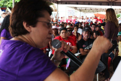 Miriam Andrade, presidenta da CUT-ParÃ¡: unidade dos trabalhadores do campo e da cidade Ã© essencial para o desenvolvimento nacional