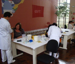 Dirigentes e funcionÃ¡rios da CUT participam deste ato de grandeza