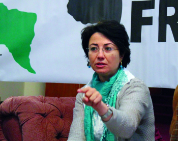 Haneen Zoabi defende boicote aos produtos israelenses como resistÃªncia pacÃ­fica ao regime de racismo e terror