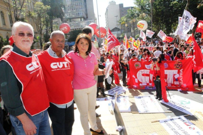 JoÃ£o FelÃ­cio, Adi e Bebel: CUT nÃ£o sairÃ¡ das ruas enquanto pauta da classe trabalhadora nÃ£o for atendida