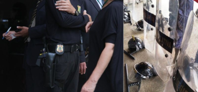 Dia de ato dos movimentos sociais no Congresso é assim (Fotos: Guina Ferraz e Luiz Carvalho)