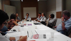 O encontro foi realizado na sede da Contraf, na capital paulista