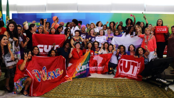 Foto: Heitor Lopes - CUT Brasília - Mulheres CUTistas no encontro com Dilma