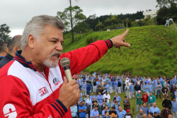 Wagnão no ato dos metalúrgicos nesta quarta (13)