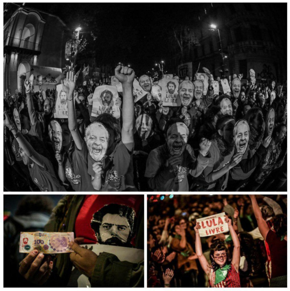 Festival música e arte pela liberdade de Lula em maio deste ano - foto cobertura colaborativa Lula festival/ Mídia Ninja