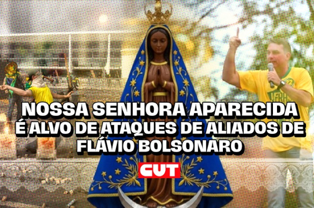 Ataques a N. Sra. Aparecida por aliados de Flávio Bolsonaro não são de hoje. Veja