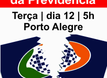CUT-RS protesta no Aeroporto de Porto Alegre nesta terça 12