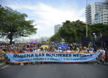 Manifestação pede fim da violência contra mulheres negras no Rio