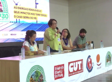 COP30: CUT denuncia modelo neocolonial da transição e violações em Serra do Mel