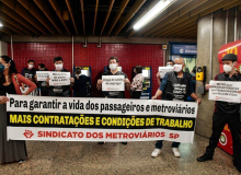 Doria ataca direitos dos metroviários, mas mantém supersalários no alto escalão