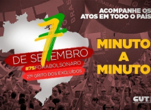 Minuto a minuto: acompanhe os atos deste #7SForaBolsonaro no Brasil e no mundo
