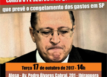 SP: Contra congelar investimentos movimentos chamam pra luta