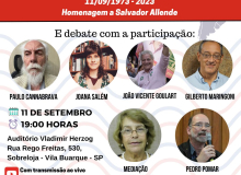 Encontro discute os 50 anos do golpe no Chile: 11/09/1973 – 2023
