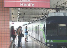 Insegurança no metrô de Recife