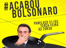 Nesta terça tem panelaço  em defesa da vida e contra Bolsonaro