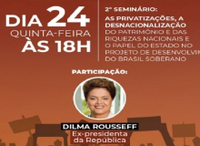 Entidades promovem seminário sobre os riscos das privatizações, nesta quinta (24)