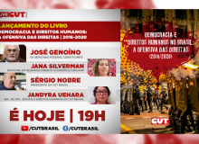 Live da CUT debate nesta quinta democracia e ofensivas da direita