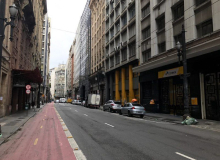 Fotos mostram ruas vazias em dia de Greve Geral