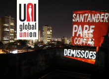 UNI Global Union lança campanha mundial contra demissões no Santander Brasil