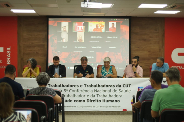 Em evento em SP, CUT mobiliza sua base para a 5ª Conferência de Saúde do Trabalhador