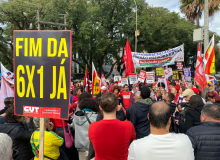 Fim de semana de atos e manifestações reforçam pressão pelo fim da escala 6x1