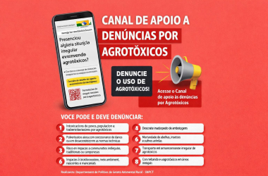 CUT participa do canal de denúncias e avança no combate aos agrotóxicos
