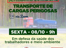 CUT-RS promove seminário estadual sobre transporte de cargas perigosas nesta sexta