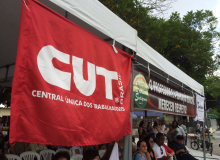 Sindicatos da CUT/SE apóiam protesto do SINDIPEMA