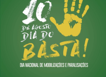 'Dia do Basta': Centrais e frentes populares protestam contra o desemprego