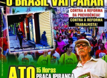 MT: Grande ato marcará greve geral no estado