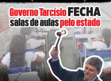 Tarcísio fecha salas de aula e gera sobrecarga de trabalho para professores
