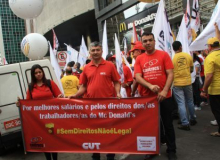 Contracs luta pelos direitos dos trabalhadores do Mc Donalds