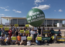 Em ato, #Resista convoca para enfrentar retrocesso ambiental