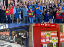 Paralisação de 24h em todo o país consolida unidade nacional da categoria bancária