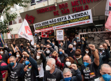 Metroviários de SP resistem e iniciam vigília contra entrega da sede do sindicato