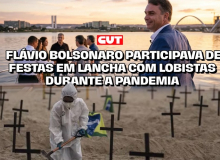 Covid matava brasileiros enquanto Flávio Bolsonaro festejava em lancha com lobista